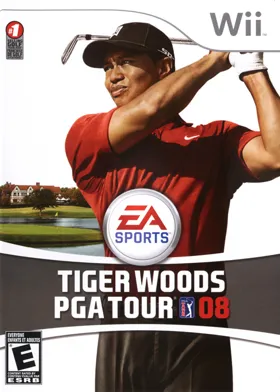 Tiger Woods PGA Tour 08 box cover front